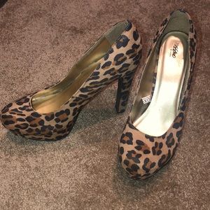 Cheetah Print Heels